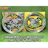 RACE POWER CNC MAGS 14s 5 SPOKES YAMAHA MIO I 125 / MIO SOUL I 125 (100% THAILAND MADE)