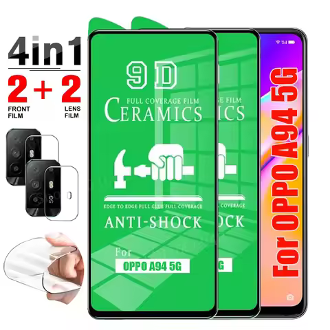 4in1 Soft Ceramic Film For OPPO A94 A74 A73 A54 4G Clear Camera Lens Screen Protector For OPPO A94 5