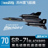 Freewing SR-71 Blackbird โมเดลเครื่องบินยุทธศึกษาแบบมีท่อ 2 เครื่องบิน 70 ขุมพลังงานไฟฟ้าสำหรับผู้ชา