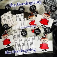 Moomin 姆明 貼紙 阿美 樹精 貼紙 亞美 Little My 大貼紙 Moomin谷 Sticker 姆明家族 小肥肥一族 Hattifatteners 圖案 嚕嚕米 公仔 卡通 (可貼 水樽
