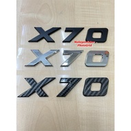Emblem logo proton X 70 emblem crome emblem crome emblem carbon X 70