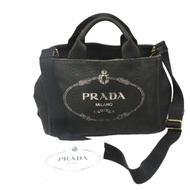Prada 1BG439 托特包，Canapa 迷你托特包

PRADA 黑色 [二手]