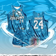 CUSTOMIZED JERSEY (FALCONS) (CUSTOM JERSEY NAME/SURNAME/NUMBER) | FULL SUBLIMATION | NBA CUT