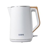 【佳美電器】SAMPO聲寶1.5L雙層防燙快煮壺 KP-CD15D [A級福利品‧數量有限]