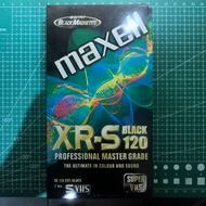 VHS Tape Maxell XR-S Black 120 (Sealed)
