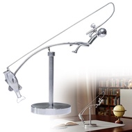 【Brighthor】Kinetic Fishing Sculpture - Balance Art For Your Space, Balance Art Sculpture, Fisherman 