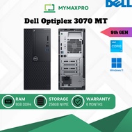 PC i3 Dell Optiplex 3070 MT Intel Core i3 (9th Gen) / 8GB RAM / 256GB NVME / Win 11 Pro (Refurbished