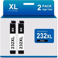 2x 232 Black Cartridge replacement for Epson 232XL WorkForce WF-2950 XP-4200