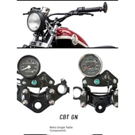 Ego s accessories handle bar Motorcycle Retro Modified Single Stopwatch Small Odometer GN125 Clouded