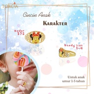 MINNIE Torcia Gold 375 Pure Gold Children's Ring
