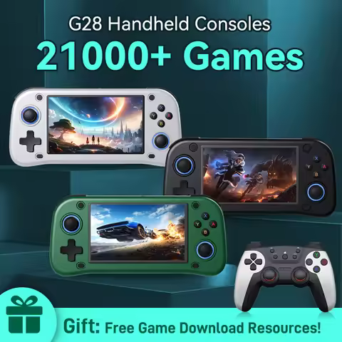 G28 Handheld Game Consoles Built-in 21000+ Games Emulator Gaming Consoles For PS1/PSP/GBA/GBC/CPS/MD