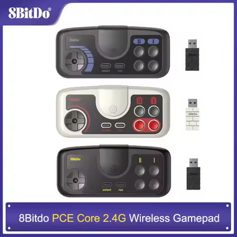 8bitdo PCE Core 2.4G Wireless Gamepad for PC Engine Mini PC Engine CoreGrafx Mini TurboGrafx-16 Mini
