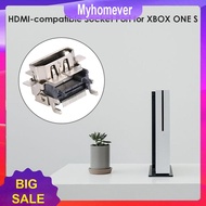 [MYHO]Replacement HDMI-Compatible Port Socket Connector for Xbox One S Console