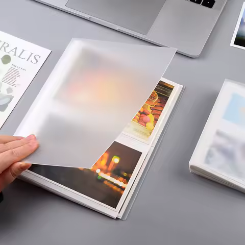 80/160Pockets Transparen Photo Film Album Storage Book For Fujifilm Instax Wide 300 400 210 Film 5 I