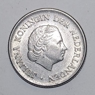 Uang koin Kuno Belanda 25 Cent Juliana Tahun 1979.
