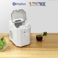 Simplus Ice Maker | 12kg Homemade Ice Cubes | 24h Reservation |  Automatic cleaning function | 2 Siz