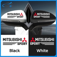 Ciscos Car Rear View Mirror Decoration Sticker Car Accessories For Mitsubishi Outlander Attrage Lancer Colt Space Star Eclipse Mirage Triton