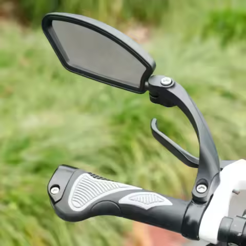 Bicycle Rearview Mirror Wide Range Adjustable Angle Reflector Scooter Bicycle Rearview Mirror Bicycl