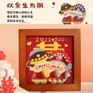Shop New Arrival Hani Happy Character Russian Handmade Wool Stamp Embroidery diy Self-Embroidery Pai