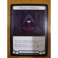 FAB CF Shroud of Darkness Cold Foil Dusk till Dawn Flesh and Blood TCG Shadow Equipment Head DTD