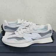 New Balance NB 327 白灰慢跑鞋 男女同款