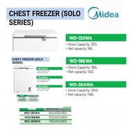 MIDEA Peti Sejuk Dada 258L Chest Freezer WD-260WA