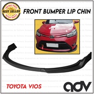 TOYOTA VIOS 2013 to 2020 Bumper Front Lip Chin Body Kit Black