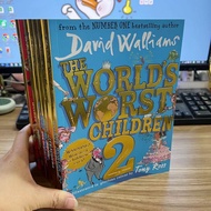 7books/set David Walliams  The World S Worst Children 3 6 เล่ม Children Teachers Pets Parents Monste