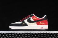 Nike Air Force 1'07 Low 紅黑金三色 空軍一號低幫休閑板鞋 QW5288-117
