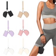 2 PCS Mini Zip Around Wristlet Keychain Lulu Wallet Gift for Mum Wristlet Portable Wallet Coin Purse