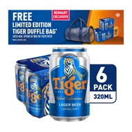 Tiger Lager Beer Can 6 X 320ML