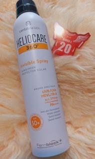 🔥🔥Heliocare 360°Invisible Spray   Endocare 透薄防曬噴霧 SPF 50+ 200ml  Easy to apply transparent photoprot