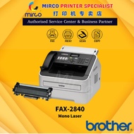 Brother Fax-2840 Mono Laser Printer （Printer Come With Handset)