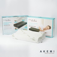 Akemi Pillow Memory Foam Reduces Pain Musty Odors Charcoaled Bamboo Visco Elastic Model