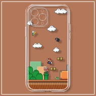 funny phone case casing iphone 11 funny phone case iphone Super Mario Suitable for Apple 13 Huawei p
