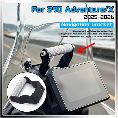 For 390 Adventure X 2025-2026 Motorcycle Phone Holder GPS Navigation Bracket 390 Adv X Dashcam Mobil