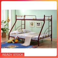 Harga Kilang 100% Metal Single Over Queen Bed Katil Bujang Queen Bed Double Decker Bed Katil Besi