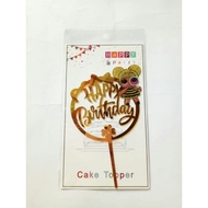 topper Toper cake acrylic akrilik hiasan kue ulang tahun karakter lol