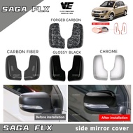 Vemart proton saga blm flx car side mirror cover accessories carbon fiberauto parts Car decoration