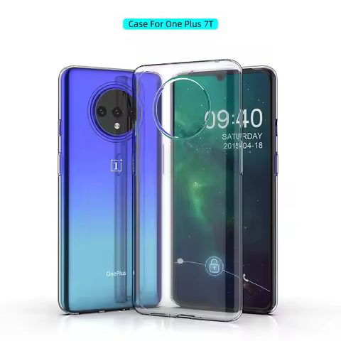 Transparent Phone Case for OnePlus 7T TPU Silicon Clear Fitted Bumper Soft Case for OnePlus7T OnePlu