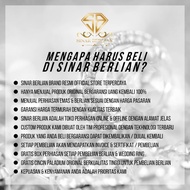 Sinar Berlian Jewellery-Cincin Emas Pria Berlian Asli Eropa F Vvs S999