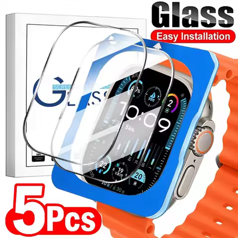 For Apple Watch Ultra 3 2 1 49mm Easy To Install Tempered Glass Screen Protectors Shatterproof Films