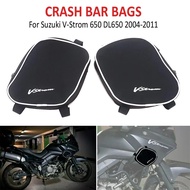 Motorcycle Accessorie Waterproof Bag New A pair crash bar bags For Suzuki V-Strom DL650 DL 650 dl650