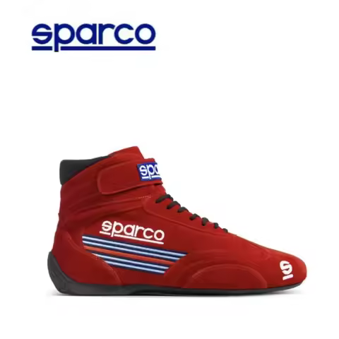 SPARCO branded karting and motorcycle racing shoes; wear-resistant and waterproof professional racin