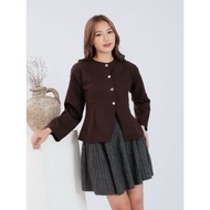 AILEE LONG SLEEVE TOP BROWN (55k+ADM)
