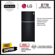 LG Fridge Peti Sejuk GN-C702SGGU IEC Gross 547L Black Curved Classr Inverter Linear CompressorDoorCo