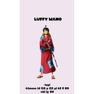 Luffy one piece costume wanokuni arc monkey d Luffy Wano kimono costume