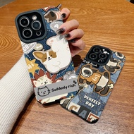 Leather Casing for Xiaomi 13T 12T 11 Lite Redmi 13 12C 10A 10 9C Note 15 14 12 Pro Plus POCO X6 X4 X