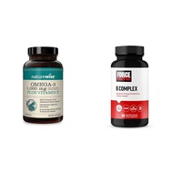 NatureWise 1000mg Omega 3 600mg EPA 400mg DHA & Vitamin E Heart Brain Eye Joint Bone Immune Support 