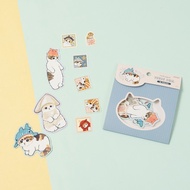 Mao Fu Sandi|Japanese Cat Fusand Style Sticker Pack Label Stationery mofusand Cross-Dressing Cute SS